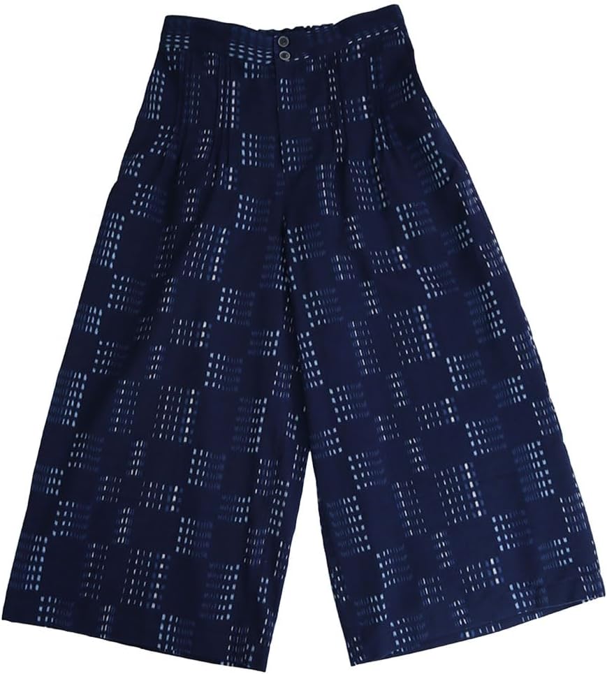 久留米絣 ギエモン ネイビー ストライプ ワイドパンツ 楽天市場】儀右 久留米絣 ギエモン ネイビー ストライプ ワイドパンツ 楽天市場】儀右